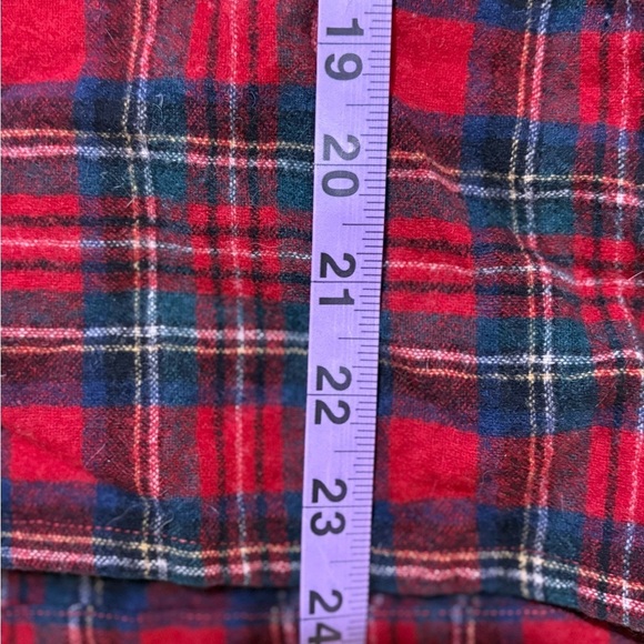 Pendleton Red and Green Plaid Casual Button Down Shirt - Picture 10 of 11